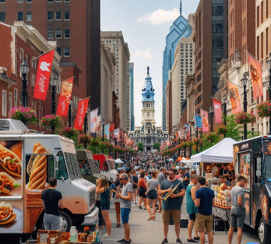 Philadelphia food truck event